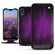 Huawei P20 leather case - Violet Patine
