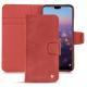 Custodia in pelle Huawei P20 - Cerise vintage ( Pantone 185C ) 