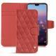 Capa em pele Huawei P20 - Cerise vintage - Couture