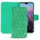 Huawei P20 leather case - Menthe vintage - Couture