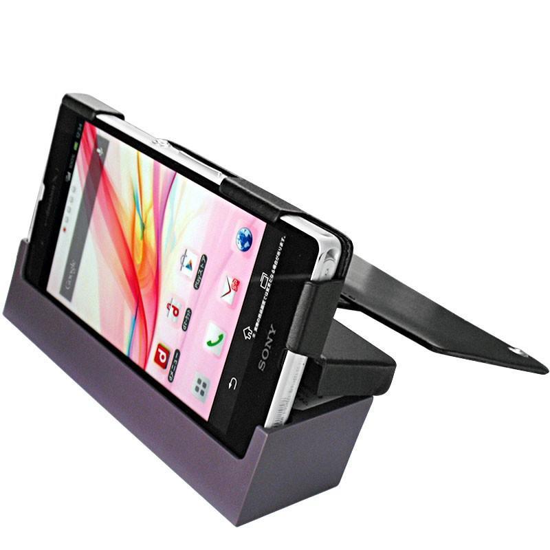 Funda de piel Sony Xperia Z