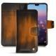 Huawei P20 leather case - Marron Patine