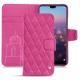 Housse cuir Huawei P20 - Rose BB - Couture