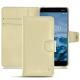 Custodia in pelle Nokia 6 (2018) - Beige ( Nappa - Pantone 7502C ) 