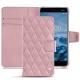 Custodia in pelle Nokia 6 (2018) - Rose - Couture ( Nappa - Pantone 2365C ) 