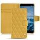 Housse cuir Nokia 6 (2018) - Mimosa - Couture ( Pantone 141C ) 