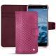 Nokia 6 (2018) leather case - Serpent ciclamino