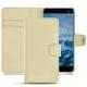 Nokia 6 (2018) leather case - Beige PU