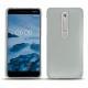 Custodia in pelle Nokia 6 (2018) - Gris ( Nappa - Pantone W428C ) 