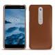 Custodia in pelle Nokia 6 (2018) - Marron ( Nappa - Pantone 1615C ) 