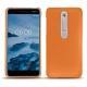 가죽 커버 Nokia 6 (2018) - Orange ( Nappa - Pantone 1495U ) 