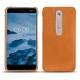 Capa em pele Nokia 6 (2018) - Mandarine vintage ( Pantone 165C ) 