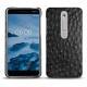 Lederschutzhülle Nokia 6 (2018) - Autruche nero