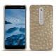 Lederschutzhülle Nokia 6 (2018) - Autruche desert