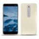 Custodia in pelle Nokia 6 (2018) - Blanc escumo