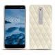 Lederschutzhülle Nokia 6 (2018) - Blanc escumo - Couture