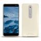 Funda de piel Nokia 6 (2018) - Blanc PU