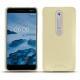 Funda de piel Nokia 6 (2018) - Beige PU