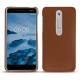 Custodia in pelle Nokia 6 (2018) - Marron PU