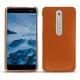 Coque cuir Nokia 6 (2018) - Orange vibrant