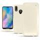 Housse cuir Huawei P20 Lite - Blanc ( Nappa - White ) 