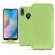 Huawei P20 Lite leather case - Vert olive ( Nappa - Pantone 578U ) 
