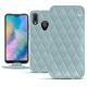 Funda de piel Huawei P20 Lite - Bleu ciel - Couture ( Nappa - Pantone 277C ) 