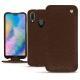 Huawei P20 Lite leather case - Châtaigne ( Pantone 476C ) 