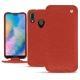 Huawei P20 Lite leather case - Papaye ( Pantone 180C ) 