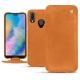 Huawei P20 Lite leather case - Mandarine vintage ( Pantone 165C ) 