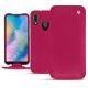 Capa em pele Huawei P20 Lite - Rose fluo