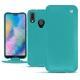 Funda de piel Huawei P20 Lite - Bleu fluo