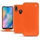 Capa em pele Huawei P20 Lite - Orange fluo