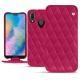 Huawei P20 Lite leather case - Rose fluo - Couture