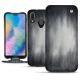 Capa em pele Huawei P20 Lite - Gris Patine