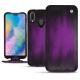 Huawei P20 Lite leather case - Violet Patine