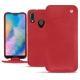 Housse cuir Huawei P20 Lite - Rouge troupelenc