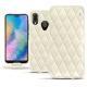 レザーケース Huawei P20 Lite - Blanc escumo - Couture