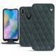Capa em pele Huawei P20 Lite - Blu marino - Couture