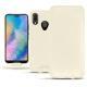 Housse cuir Huawei P20 Lite - Blanc PU