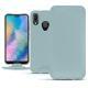 Huawei P20 Lite leather case - Bleu Ciel PU