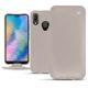 Housse cuir Huawei P20 Lite - Taupe innocent
