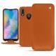 Huawei P20 Lite leather case - Orange vibrant