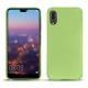 Huawei P20 leather cover - Vert olive ( Nappa - Pantone 578U ) 