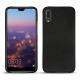 Huawei P20 leather cover - Negre poudro