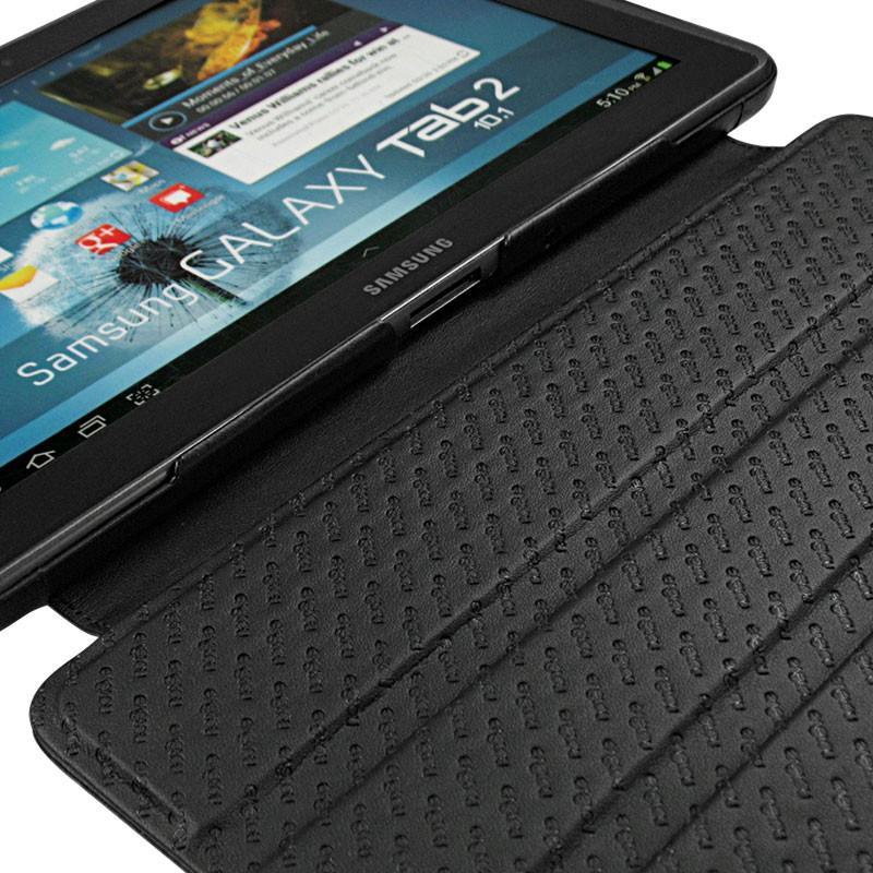 bijvoeglijk naamwoord douche Ass Samsung Galaxy Tab 2 10.1 leather case
