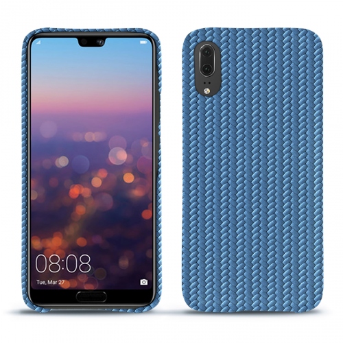 Lederschutzhülle Huawei P20Abaca ishia ( Pantone #395775 ) 