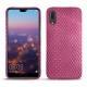 Coque cuir Huawei P20 - Serpent ciclamino
