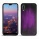 Huawei P20 leather cover - Violet Patine