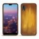 Coque cuir Huawei P20 - Doré Patine